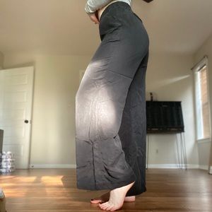 Philosophy High Rise Black Wide Leg Pant